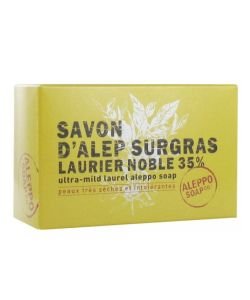 Savon d'Alep Surgras Laurier Noble 35% - peaux très sèches et intolérantes , 150 g